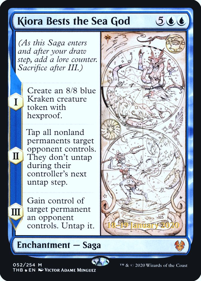 Kiora Bests the Sea God [Theros Beyond Death Prerelease Promos] | Good Games North