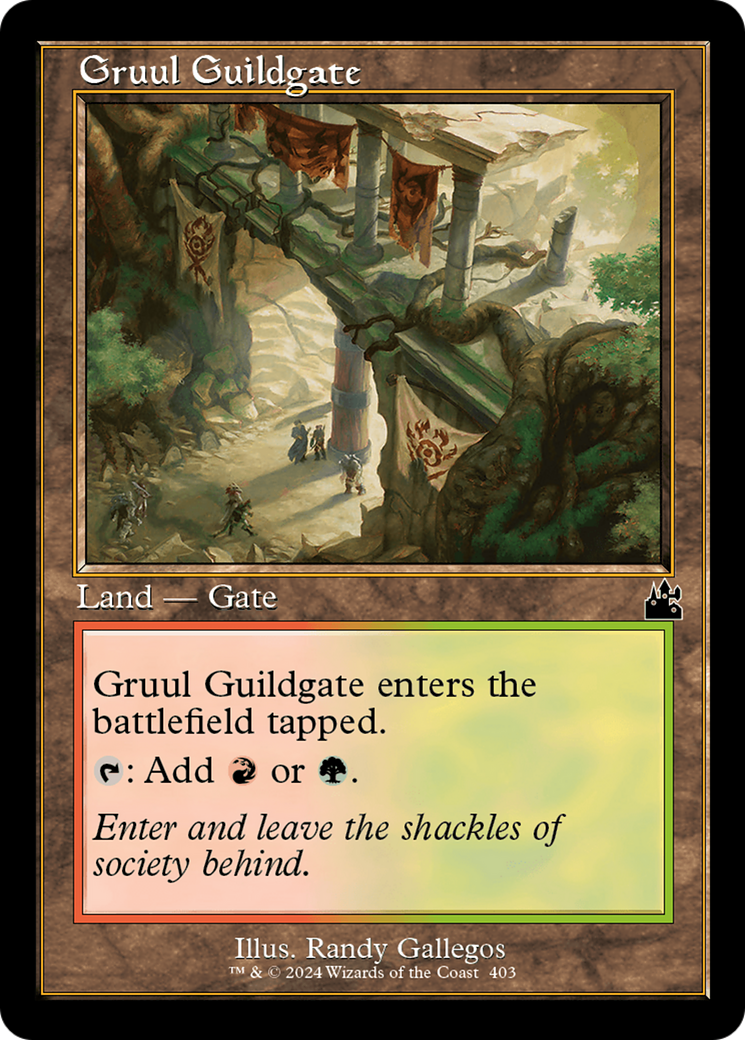 Gruul Guildgate (Retro Frame) [Ravnica Remastered] | Good Games North