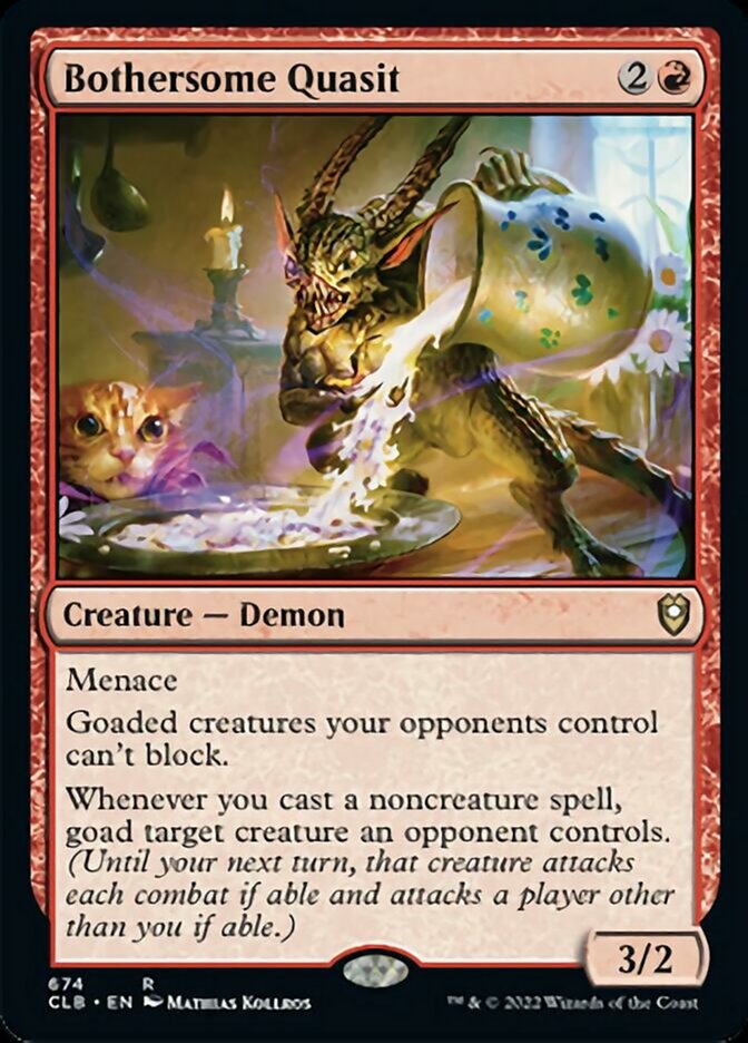 Bothersome Quasit [Commander Legends: Battle for Baldur's Gate] | Good Games North