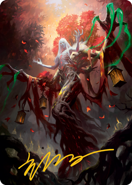 Wrenn and Seven Art Card (Gold-Stamped Signature) [Innistrad: Midnight Hunt Art Series] | Good Games North