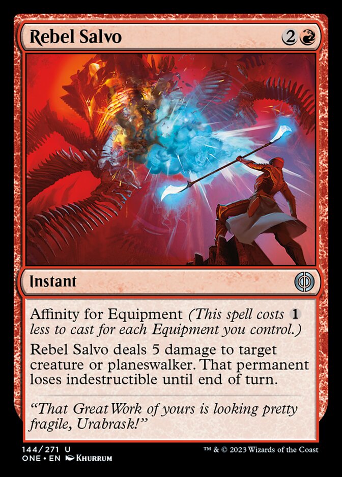 Rebel Salvo [Phyrexia: All Will Be One] | Good Games North