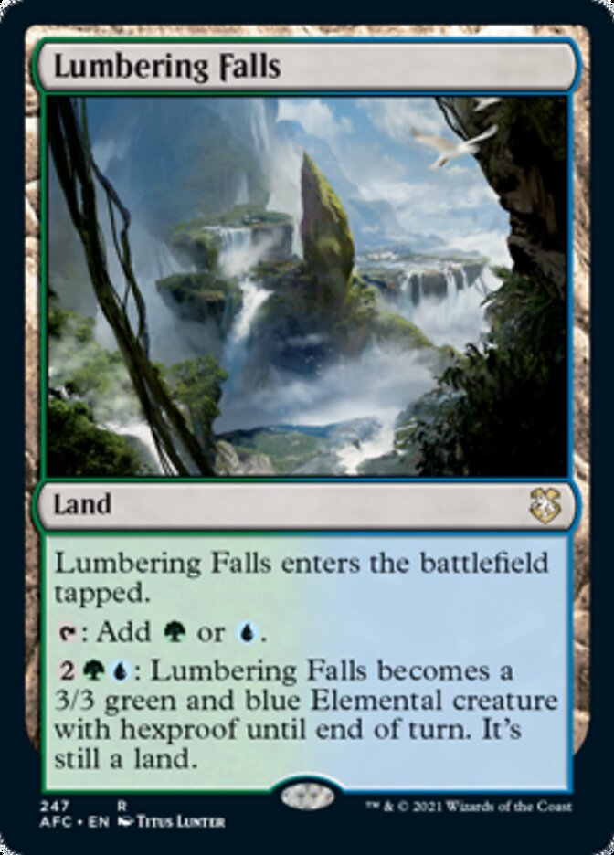 Lumbering Falls [Dungeons & Dragons: Adventures in the Forgotten Realms Commander] | Good Games North