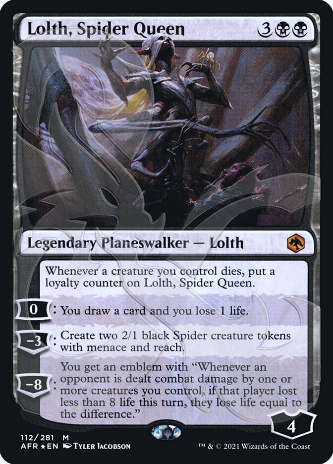Lolth, Spider Queen (Ampersand Promo) [Dungeons & Dragons: Adventures in the Forgotten Realms Promos] | Good Games North