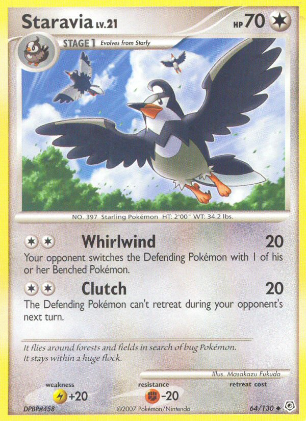 Staravia (64/130) [Diamond & Pearl: Base Set] | Good Games North