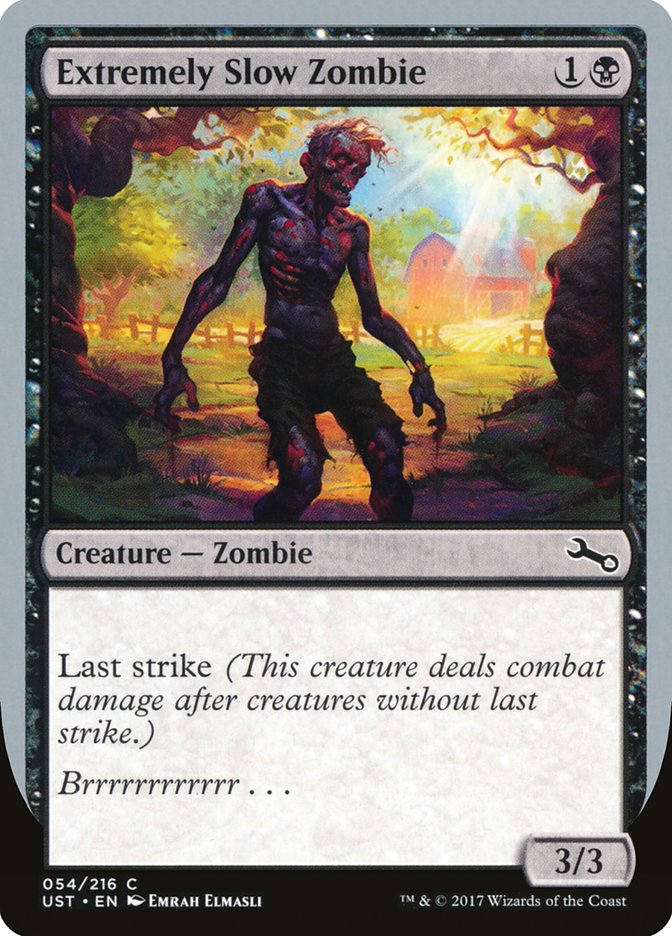 Extremely Slow Zombie ("Brrrrrrrrrrrr...") [Unstable] | Good Games North