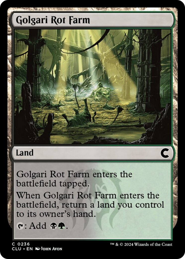 Golgari Rot Farm [Ravnica: Clue Edition] | Good Games North