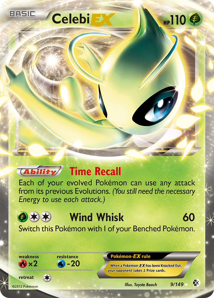 Celebi EX (9/149) [Black & White: Boundaries Crossed] | Good Games North