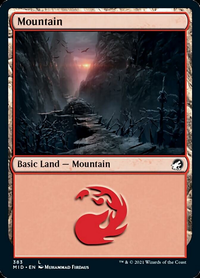 Mountain (383) [Innistrad: Midnight Hunt] | Good Games North