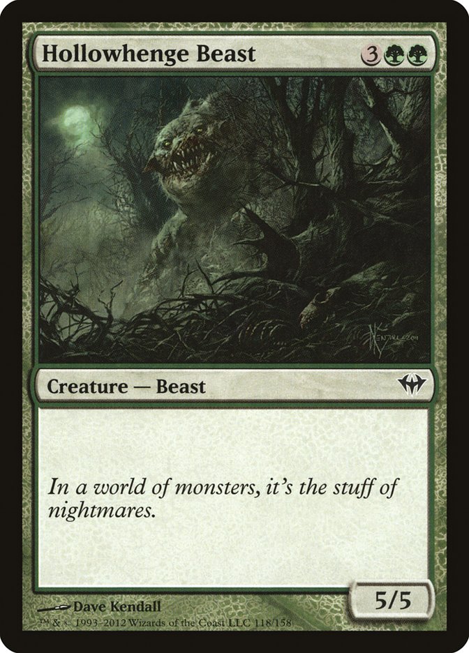 Hollowhenge Beast [Dark Ascension] | Good Games North