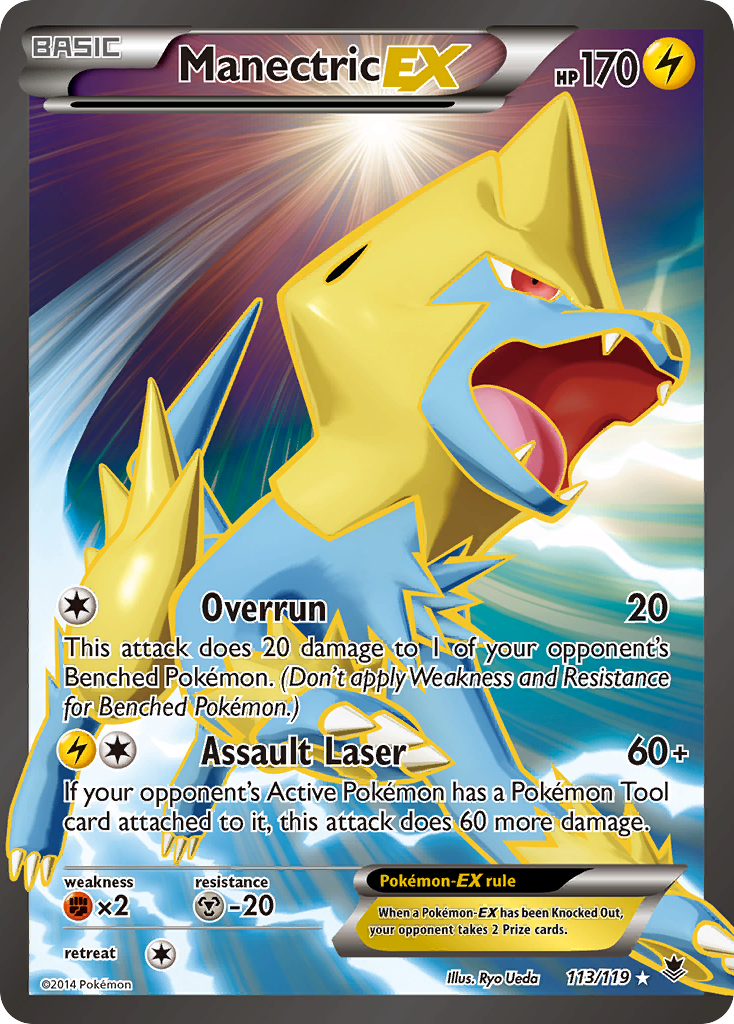 Manectric EX (113/119) [XY: Phantom Forces] | Good Games North