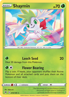 Shaymin (015/185) [Sword & Shield: Vivid Voltage] | Good Games North