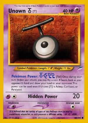 Unown [T] (88/105) [Neo Destiny Unlimited] | Good Games North