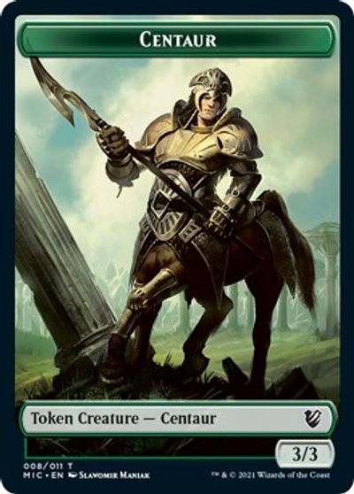 Centaur // Wolf Double-sided Token [Innistrad: Midnight Hunt Commander] | Good Games North