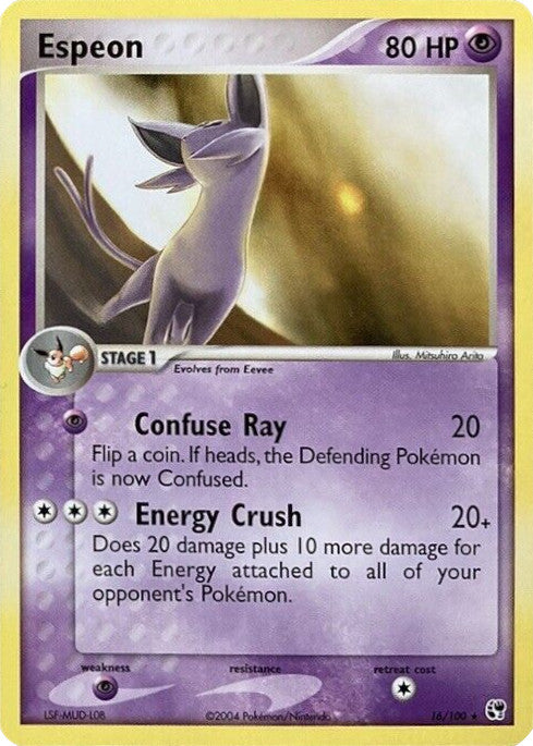 Espeon (16/100) [EX: Battle Stadium] | Good Games North