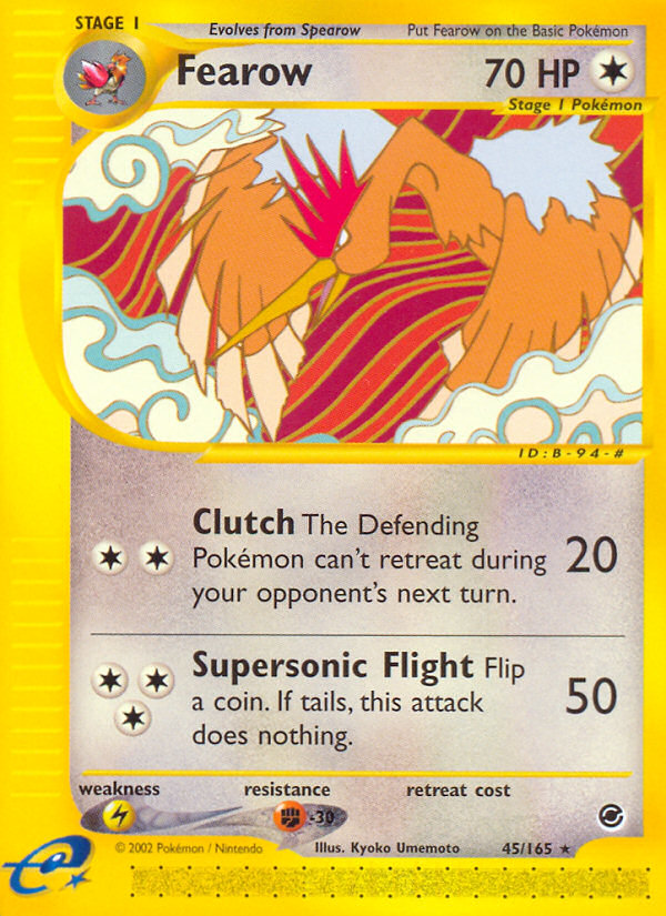 Fearow (45/165) [Expedition: Base Set] | Good Games North