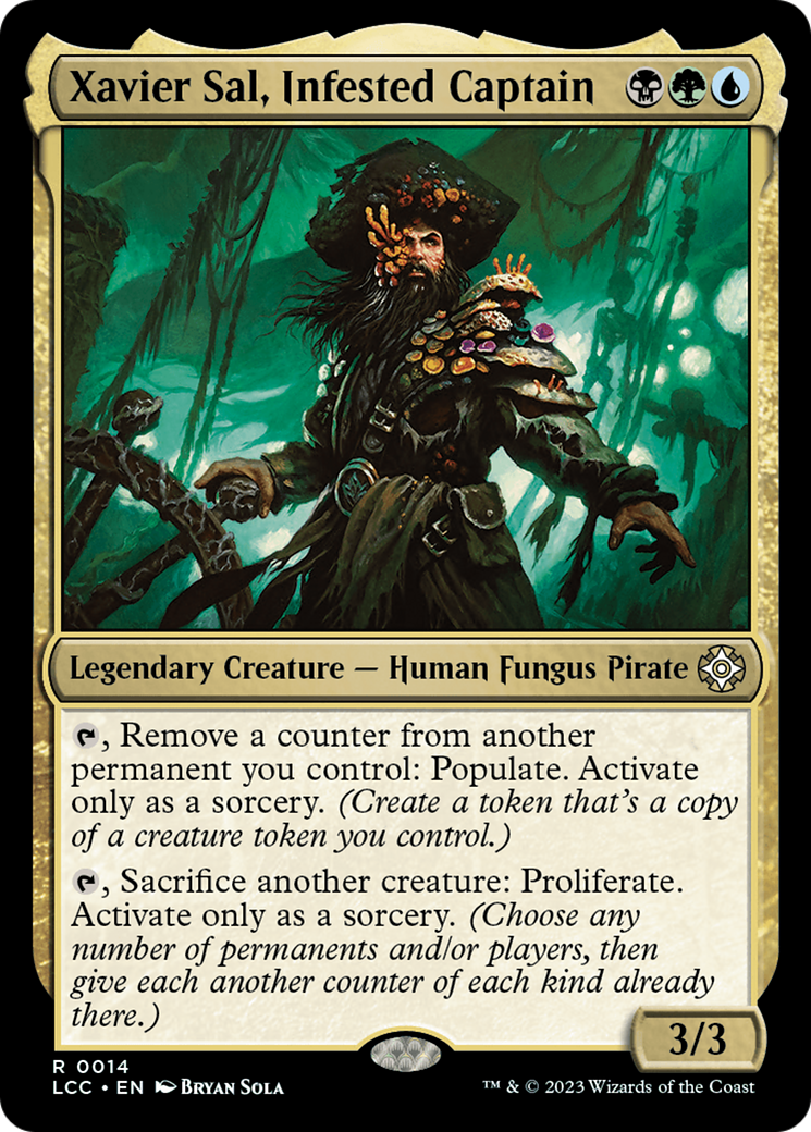 Xavier Sal, Infested Captain [The Lost Caverns of Ixalan Commander] | Good Games North