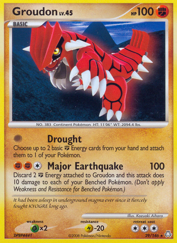 Groudon (29/146) [Diamond & Pearl: Legends Awakened] | Good Games North