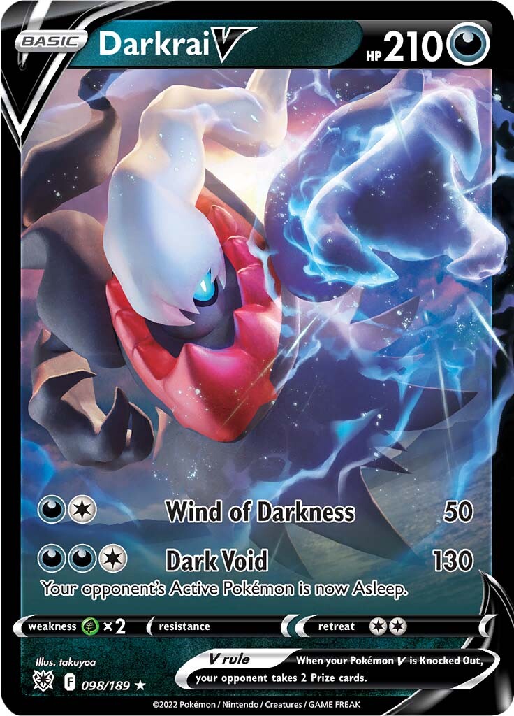 Darkrai V (098/189) [Sword & Shield: Astral Radiance] | Good Games North