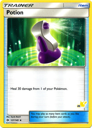 Potion (127/149) (Pikachu Stamp #20) [Battle Academy 2020] | Good Games North