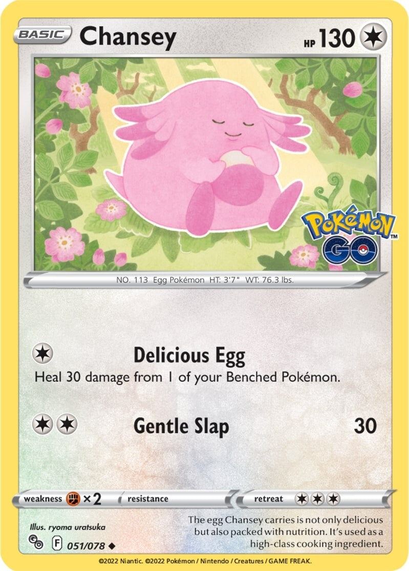 Chansey (051/078) [Pokémon GO] | Good Games North