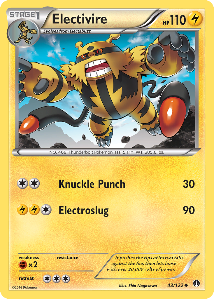 Electivire (43/122) [XY: BREAKpoint] | Good Games North