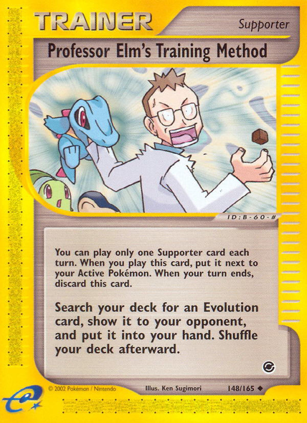 Professor Elm's Training Method (148/165) [Expedition: Base Set] | Good Games North