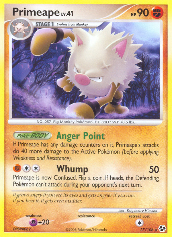 Primeape (27/106) [Diamond & Pearl: Great Encounters] | Good Games North