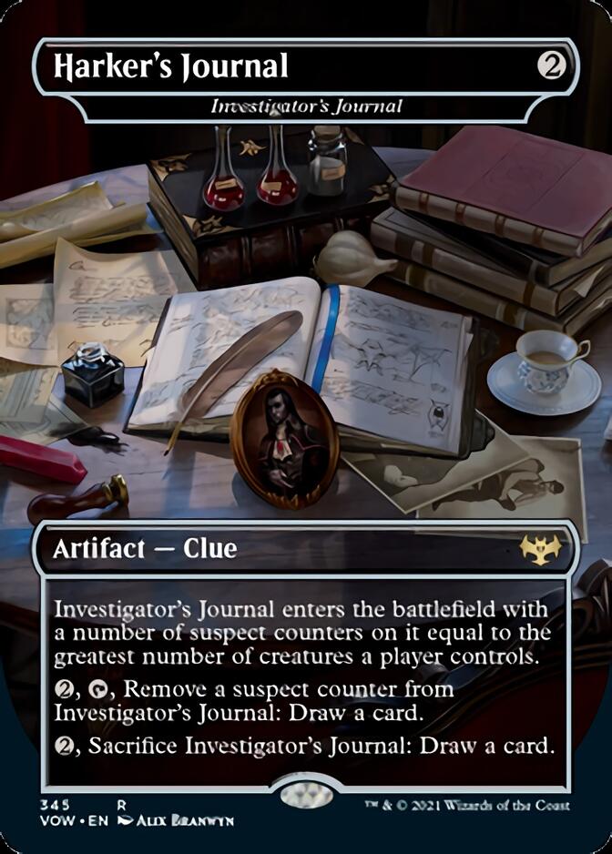 Investigator's Journal - Harker's Journal [Innistrad: Crimson Vow] | Good Games North