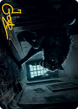 Primal Adversary Art Card (Gold-Stamped Signature) [Innistrad: Midnight Hunt Art Series] | Good Games North