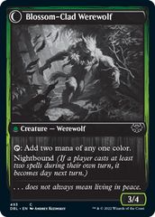 Weaver of Blossoms // Blossom-Clad Werewolf [Innistrad: Double Feature] | Good Games North