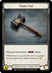 Embodiment of Lightning // Titan's Fist [ELE202] (Tales of Aria)  1st Edition Normal | Good Games North