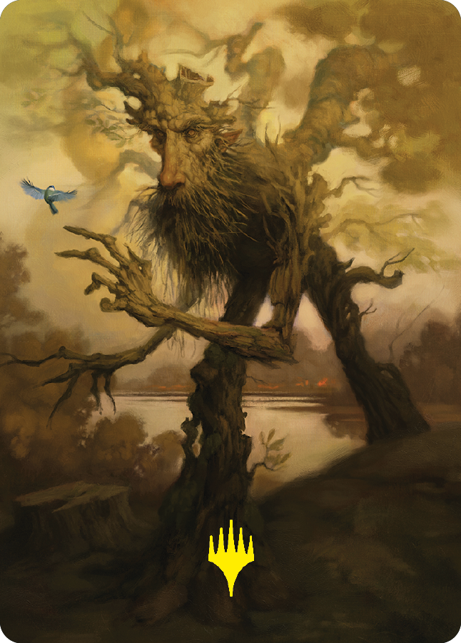 Treefolk Token Art Card (Gold-Stamped Signature) [The Lord of the Rings: Tales of Middle-earth Art Series] | Good Games North