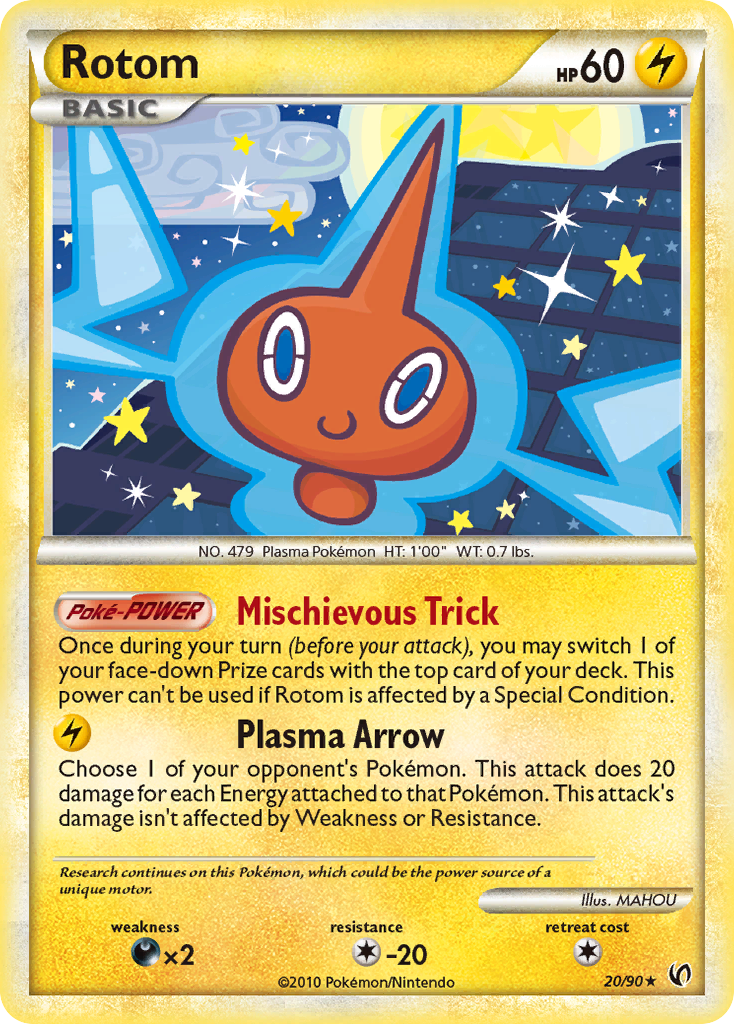 Rotom (20/90) [HeartGold & SoulSilver: Undaunted] | Good Games North