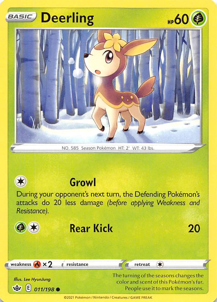 Deerling (011/198) [Sword & Shield: Chilling Reign] | Good Games North