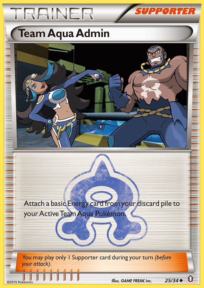 Team Aqua Admin (25/34) [XY: Double Crisis] | Good Games North