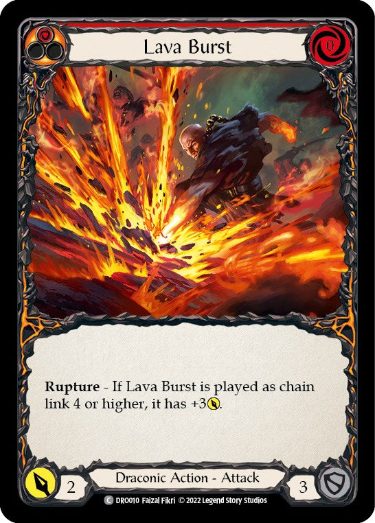Lava Burst [DRO010] (Uprising Dromai Blitz Deck) | Good Games North