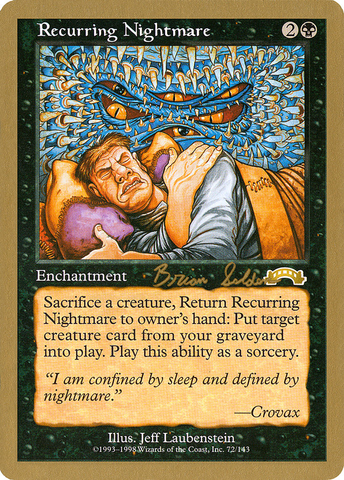 Recurring Nightmare (Brian Selden) [World Championship Decks 1998] | Good Games North