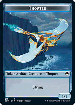 Bird // Thopter Double-Sided Token [Starter Commander Decks] | Good Games North