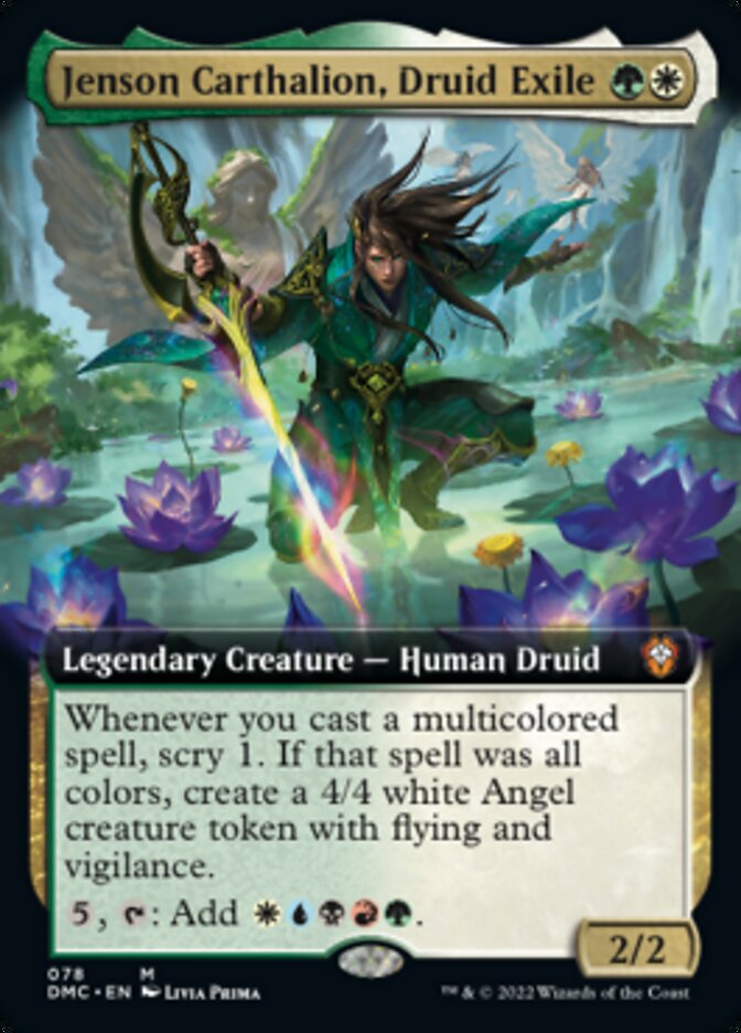 Jenson Carthalion, Druid Exile (Extended) [Dominaria United Commander] | Good Games North