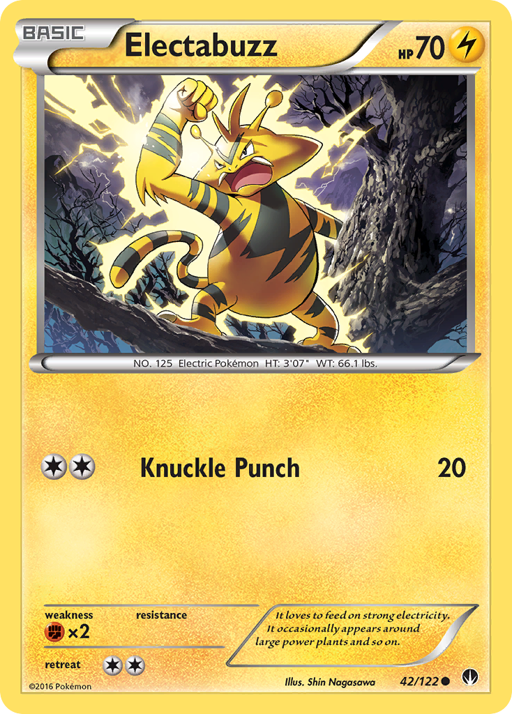 Electabuzz (42/122) [XY: BREAKpoint] | Good Games North