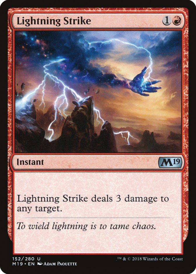 Lightning Strike [Core Set 2019] | Good Games North