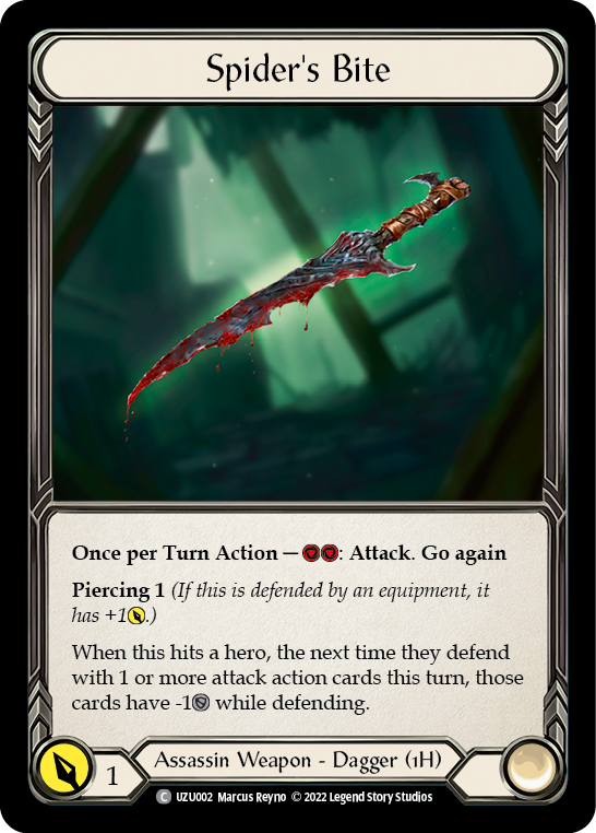 Spider's Bite [UZU002] (Outsiders Uzuri Blitz Deck) | Good Games North