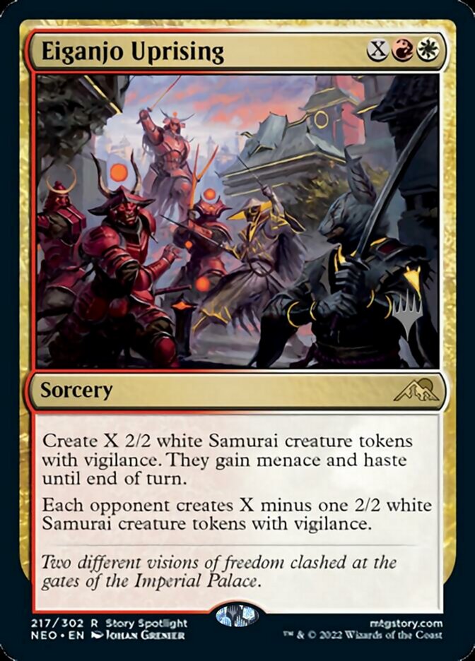 Eiganjo Uprising (Promo Pack) [Kamigawa: Neon Dynasty Promos] | Good Games North