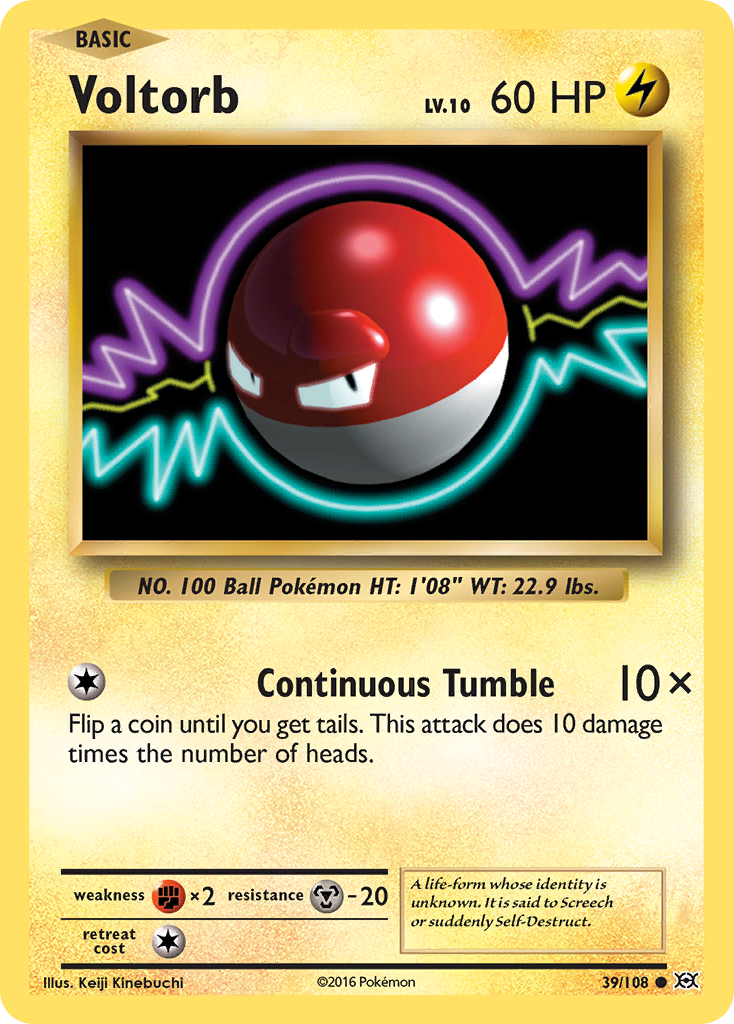 Voltorb (39/108) [XY: Evolutions] | Good Games North