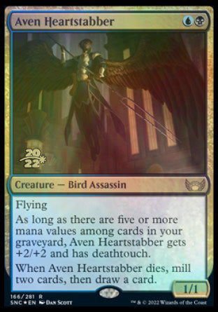 Aven Heartstabber [Streets of New Capenna Prerelease Promos] | Good Games North