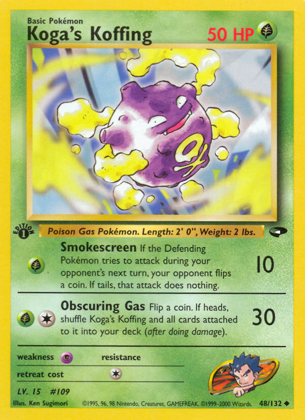 Koga's Koffing (48/132) [Gym Challenge 1st Edition] | Good Games North