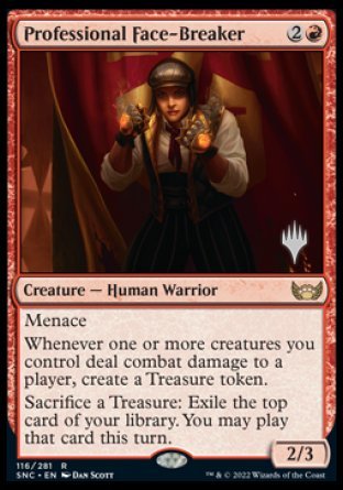 Professional Face-Breaker (Promo Pack) [Streets of New Capenna Promos] | Good Games North