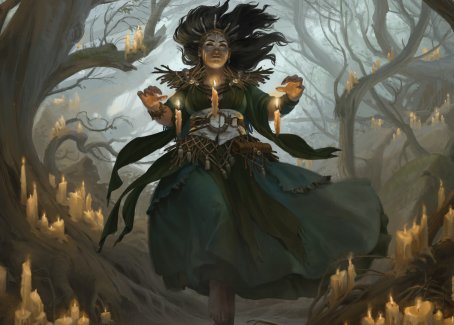 Candlegrove Witch 1 Art Card [Innistrad: Midnight Hunt Art Series] | Good Games North