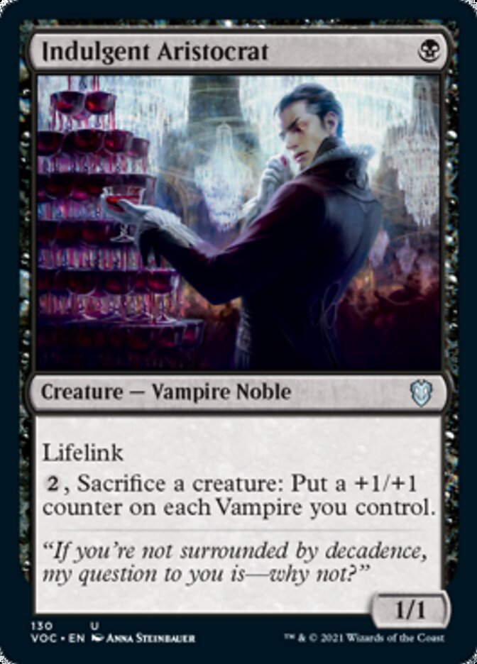 Indulgent Aristocrat [Innistrad: Crimson Vow Commander] | Good Games North