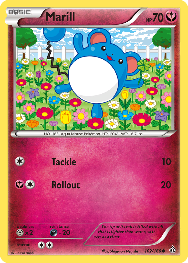 Marill (102/160) [XY: Primal Clash] | Good Games North